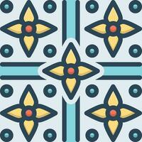 Color icon for patterns vector