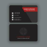 Professional and Creative Business Card Template vector