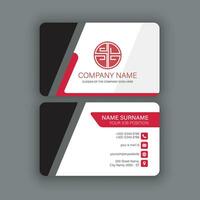 Professional and Creative Business Card Template vector