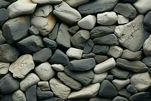 AI generated Seamless ruggedness Background showcases the raw beauty of rock textures photo