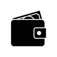 wallet icon vector design template simple and clean