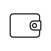 wallet icon vector design template simple and clean