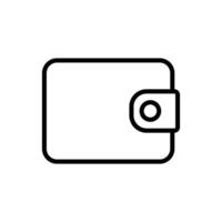 wallet icon vector design template simple and clean