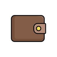 wallet icon vector design template simple and clean