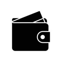 wallet icon vector design template simple and clean