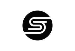 letter S modern logo vector