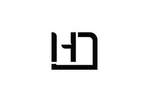 H line vector logo