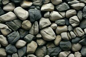 AI generated Natural cohesion Seamless rock texture background provides a visually uninterrupted experience photo