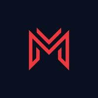 metro letra logo diseño vector , metro iniciales logo diseño Pro vector moderno y creativo