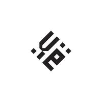 EV geometric logo initial concept with high quality logo design vector
