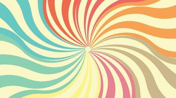 Abstarct spiral round spinning vortex style background vector