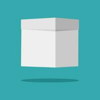 el vacío caja es cerrado. regalo caja. elementos para tu diseño. vector ilustrador