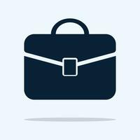 Briefcase icon. Flat design style. vector illustration