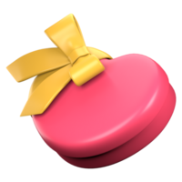 3D Love Gift Box png