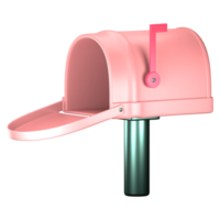 3D Rendered Mailbox png