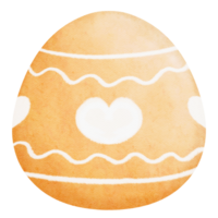 Aquarell Ostern Eier Sammlung isoliert auf transparent Hintergrund png