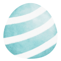 Aquarell Ostern Eier Sammlung isoliert auf transparent Hintergrund png