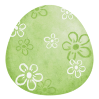 Aquarell Ostern Eier Sammlung isoliert auf transparent Hintergrund png