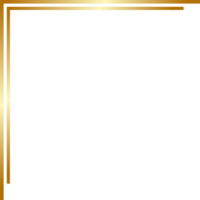 ästhetisch golden Ecke png