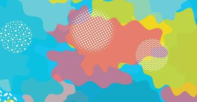 Abstract creative background with geometric shape and color vector