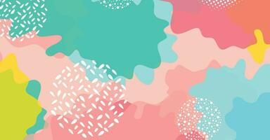 Abstract creative background with geometric shape and color vector