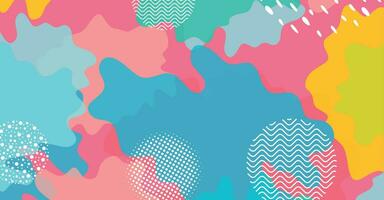 Abstract creative background with geometric shape and color vector