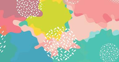 Abstract creative background with geometric shape and color vector