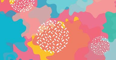 Abstract creative background with geometric shape and color vector