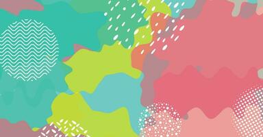 Abstract creative background with geometric shape and color vector