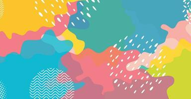 Abstract creative background with geometric shape and color vector