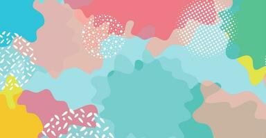 Abstract creative background with geometric shape and color vector