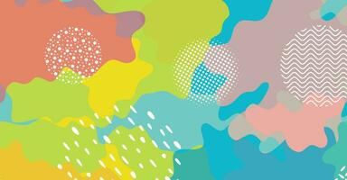 Abstract creative background with geometric shape and color vector