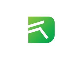 DK vector gradient logo