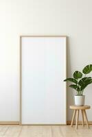 AI generated Collection of Frame Mockups Ready for Displaying POD Poster Illustrations photo