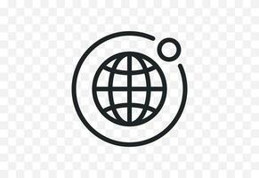 World planet, web, network, globe, world map, earth, global business, travel, connection flat design style minimal vector illustration.