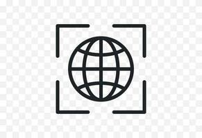 World planet, web, network, globe, world map, earth, global business, travel, connection flat design style minimal vector illustration.