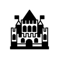 Castleicon in vector. Illustration vector