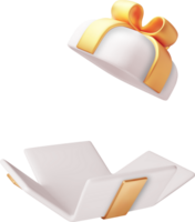 3d cadeau boîte avec arc png