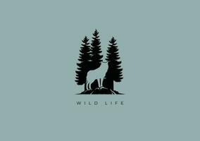 WILD LIFE LOGO vector