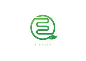 E FRESH LOGO vector