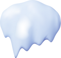 3D Snow Ice Shapes Snowdrift png