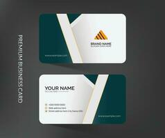 Creative modern business card template design vector