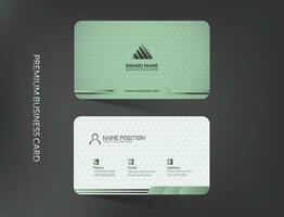 Elegant business card template design vector