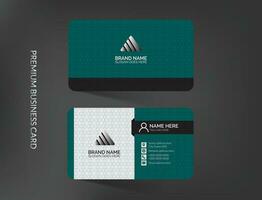 Modern business card template , Premium visiting card layout vector