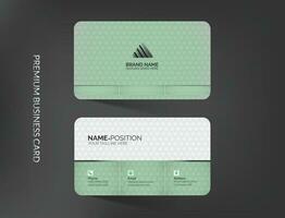 Elegant business card template design vector