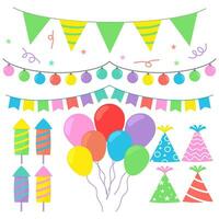 decorations congratulation happy vector