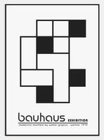 contiene resumen Arte conjunto en Bauhaus estilo, vector