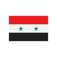 Syria flag icon vector