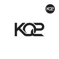 Letter KO2 Monogram Logo Design vector