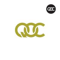 Letter QOC Monogram Logo Design vector